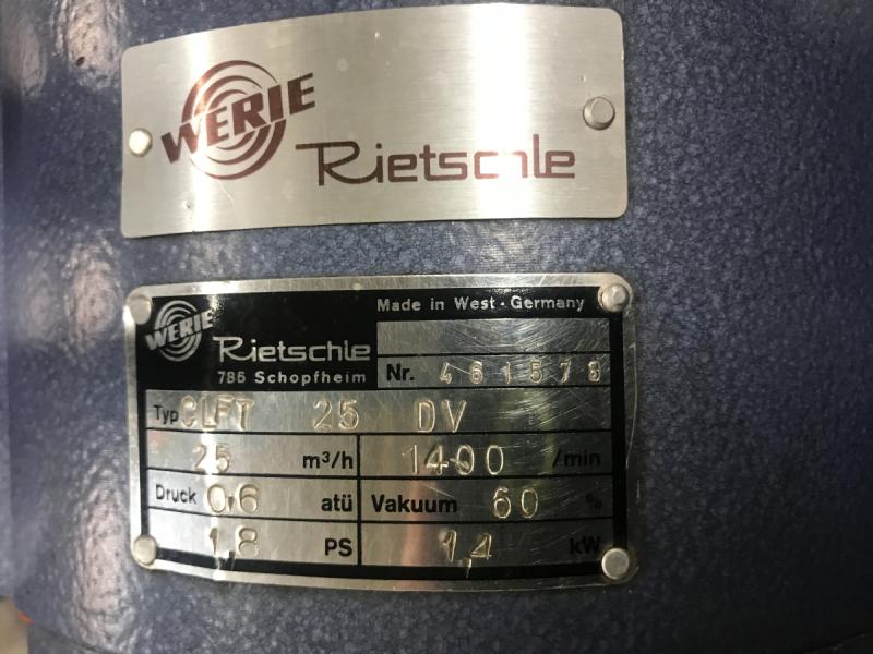 Vakuumpumpe, Flügezellenpumpe, Drehschieberpumpe