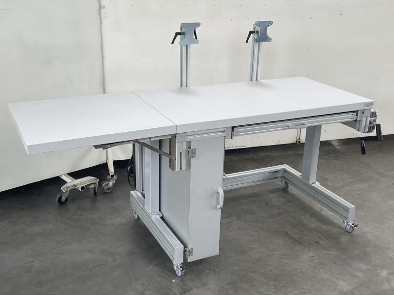 Höhenverstellbare Werkbank, höhenverstellbarer Arbeitstisch, Elektrowerkbank