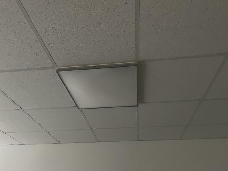 LED Rasterleuchten, Deckeneinbauleuchte für Odenwalddecke 