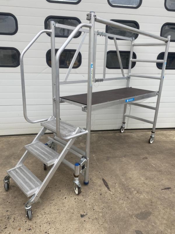 Mobile Montageplattform, Workmaster, Podestleiter, Plattformtreppe 