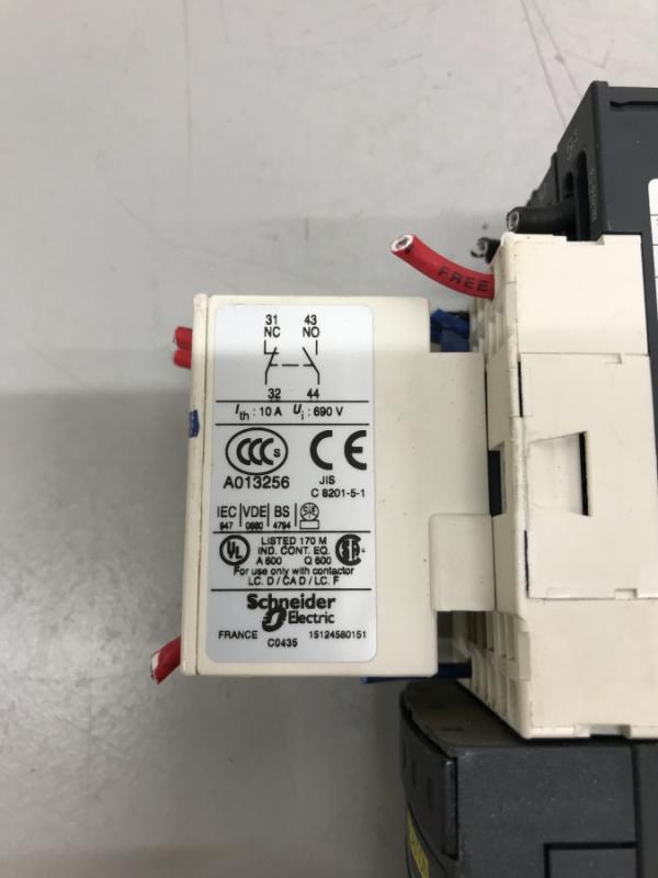 Leistungsschütz, Lastschütz, Luftschütz, Schütz, Leistungsschalter, Motorschütz mit Motorschutzrelais 0,63 - 1 A