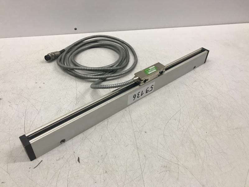 Glasmaßstab, inkrementales Längenmesssystem, Linear Scale, Maßstab mit Glaslineal für Positionsanzeige