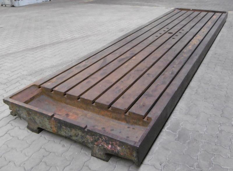 Aufspannplatte mit T-Nuten aus Stahlguß-Grauguß Maschinentisch