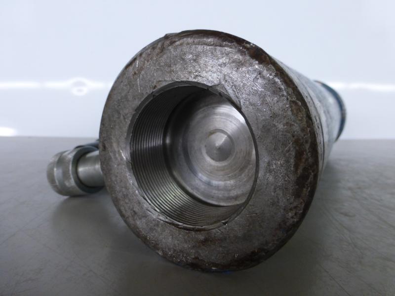 Einfachwirkender Hydraulikzylinder mit Federrückzug, Hydraulikstempel, Lukaszylinder, Maschinenheber Einfachwirkender Hydraulikzylinder mit Federrückzug, Hydraulikstempel, Lukaszylinder, Maschinenheber