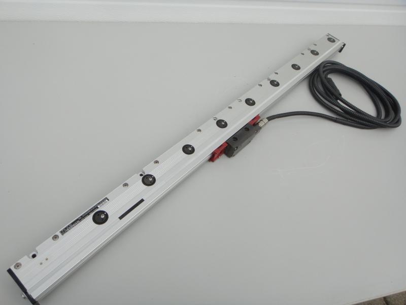 Glasmaßstab, inkrementales Längenmesssystem, Linear Scale, Maßstab mit Glaslineal für Positionsanzeige