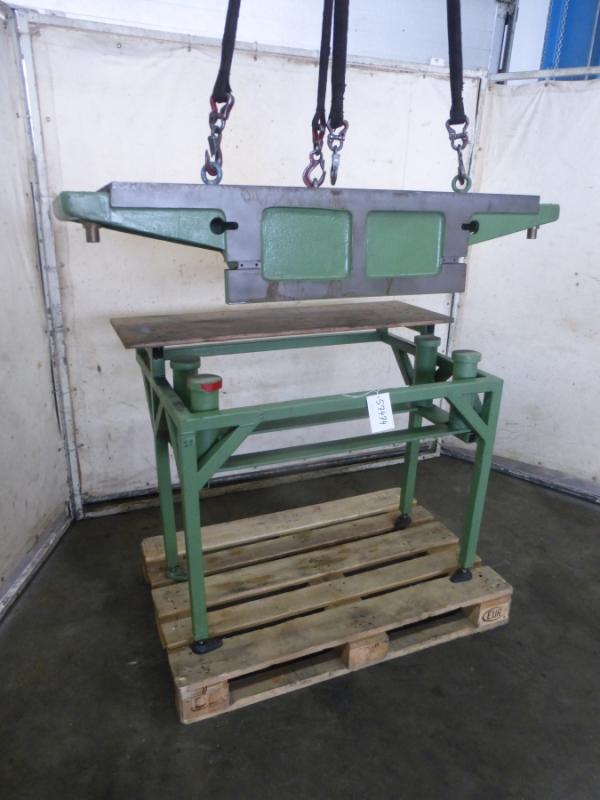 Aufspannplatte, Maschinentisch mit Metallunterbau, Aufspanntisch, Montagetisch