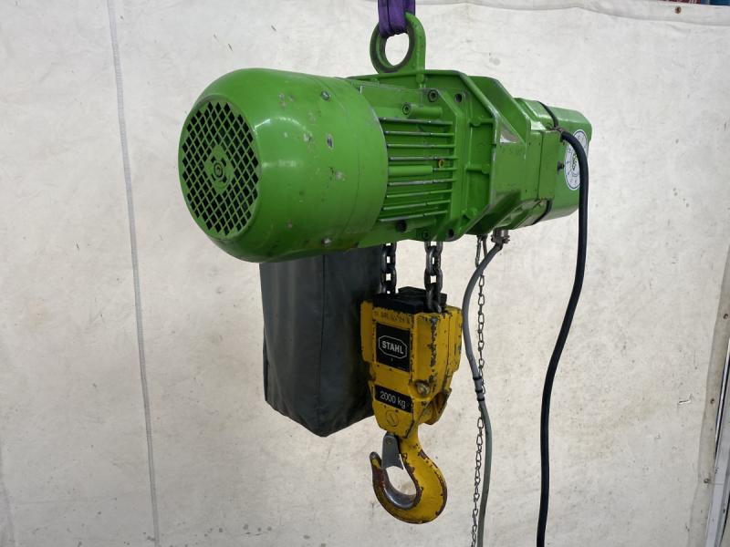 E-Kettenzug, Elektro Hubwerk, Kran 2000 kg
