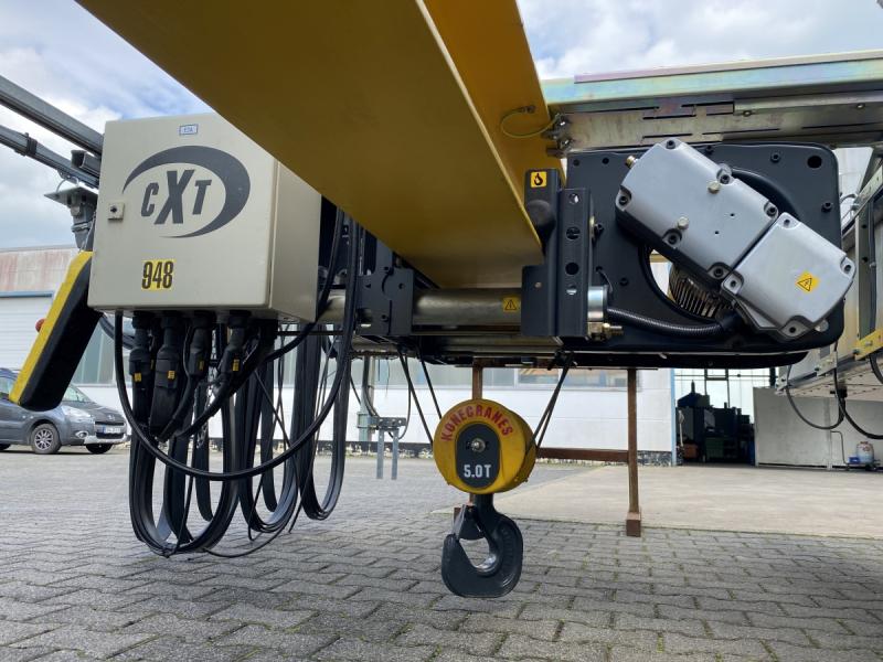 Einträger-Brückenkran mit Hubwerk, Kranbrücke 5 Tonnen, Spurweite 4650 mm