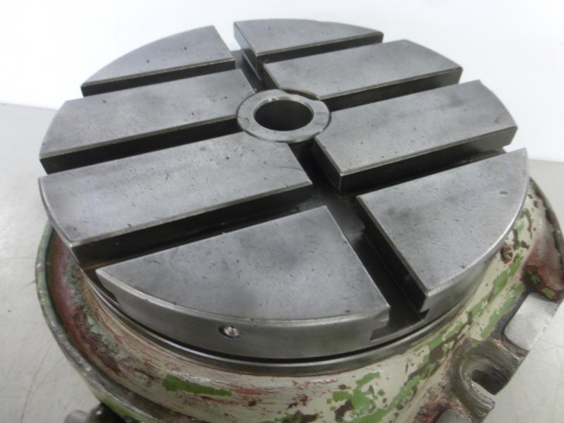 Rundteiltisch mit Kurbel und Skala am Rundtisch zum direkten Teilen