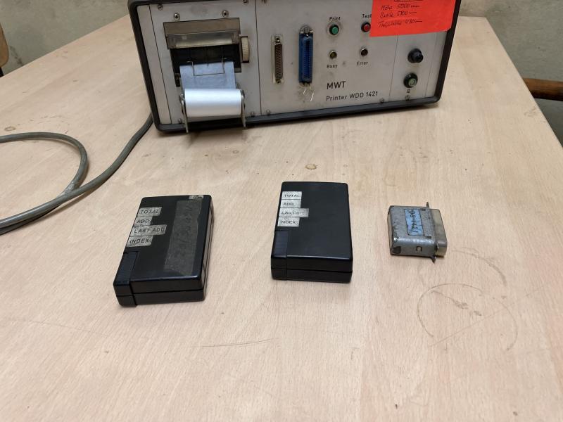 Zugkraftmeßgerät, Kranwaage mit Speicher und Drucker für die Messwerte