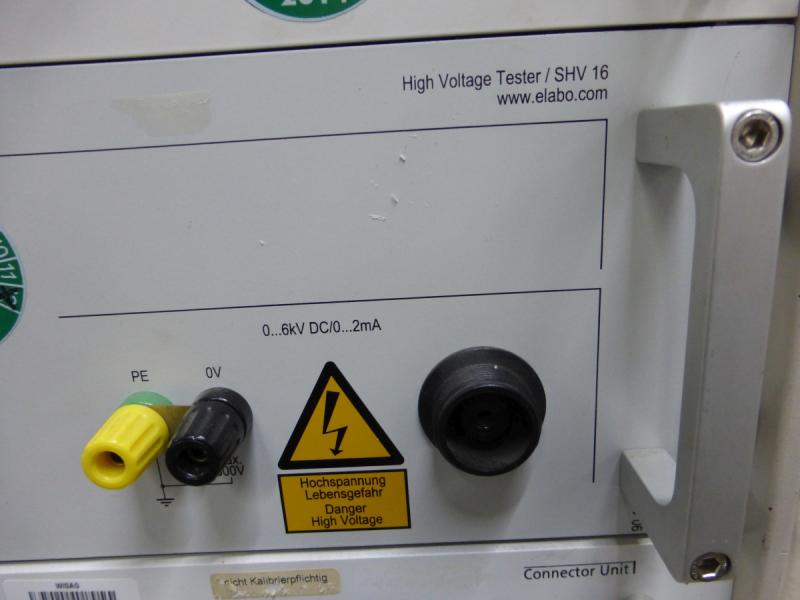 Prüfpult, Prüfstation, Messstation, Prüfgerät, Messgerät, Tester für HV, PE, IS Messung