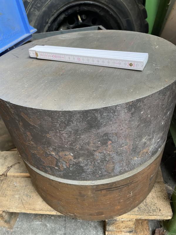 160 kg Werkzeugstahl, Kaltarbeitsstahl 1.2842, Rundmaterial, Wellenabschnitt, Welle, Stahlklotz