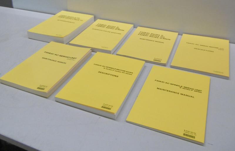 Handbuch Satz, Betriebsanleitung, Bedienungsanleitung, Maintenance Manual,  Operators Manual Fanuc Series O/OO für Drehmaschine, Drehbank, Lathe