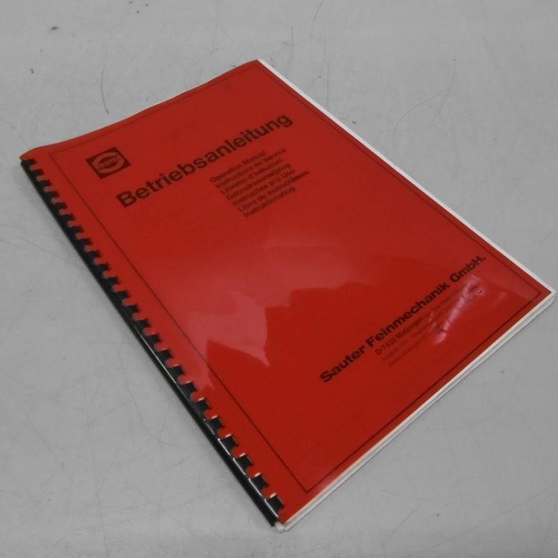 Bedienungsanleitung Hydro-Kopiereinrichtung Sauter für Hydraulische Kopiereinrichtung Bedienungsanleitung Hydro-Kopiereinrichtung Sauter für Hydraulische Kopiereinrichtung