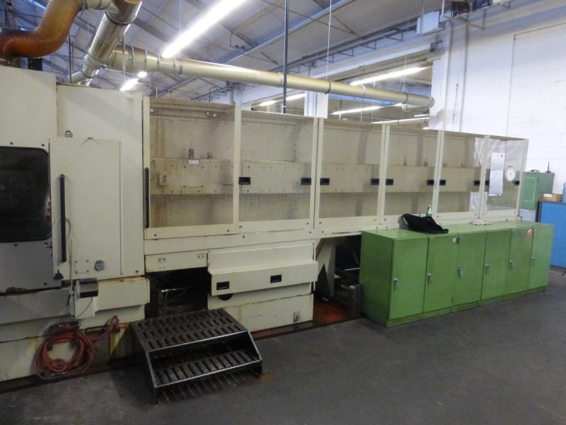 Horizontal Bearbeitungszentrum mit Palettenwechsler Horizontal Bearbeitungszentrum mit Palettenwechsler