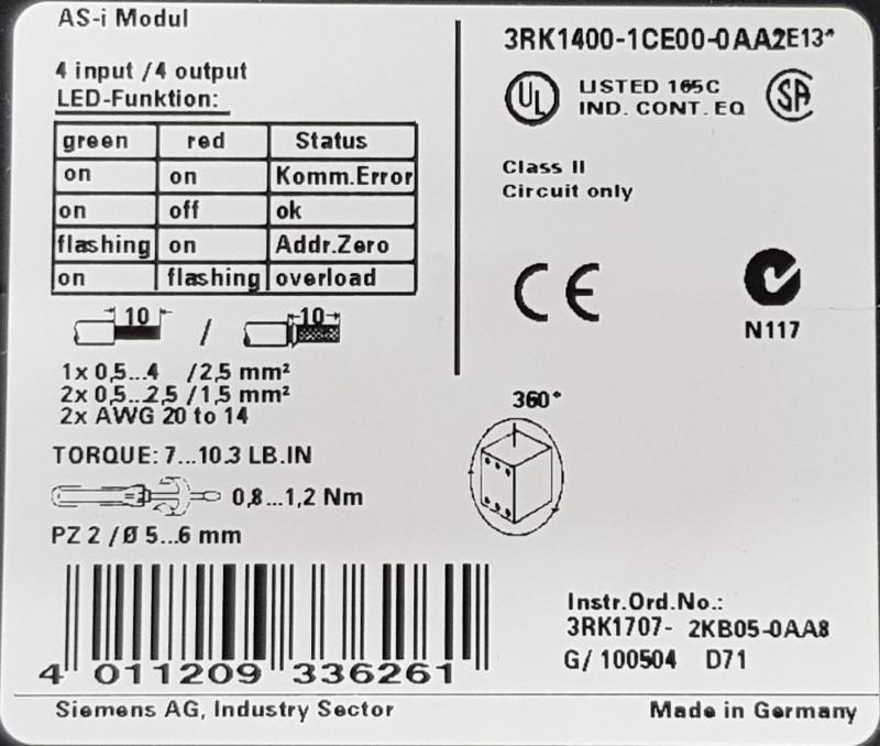 AS-i SlimLine Modul