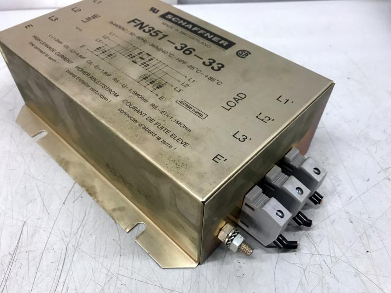 Spannungsversorgungsleitungsfilter, Hochstrom-EMC-Filter 3 Phasen 3 x AC- Vorschaltgerät, Netzanschlußmodul, Netzfilter