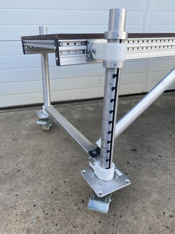 Werkbank, Werktisch, Arbeitstisch aus hochwertigen Komponenten wie Aluminium Systemprofil 