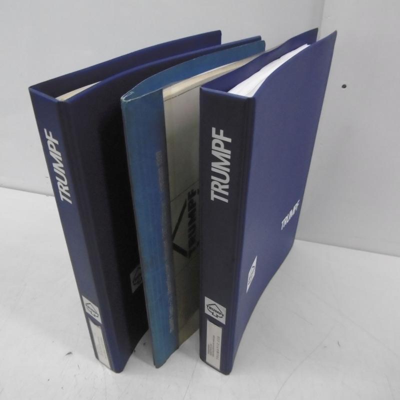 Handbuch, Handbuchsatz bestehend aus 3 Büchern: Ersatzteilliste, Schaltplan,  Fehlermeldungsbuch Bosch CC 220 für Trumpf Trumatic 235