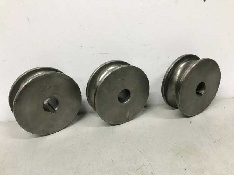 3 Stück Profilrollen, Stahl-Rollensatz für Ringbiegemaschine