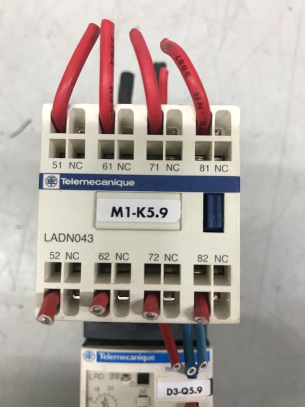 Leistungsschütz, Lastschütz, Luftschütz, Schütz, Leistungsschalter, Motorschütz mit Motorschutzrelais 16 - 24 A