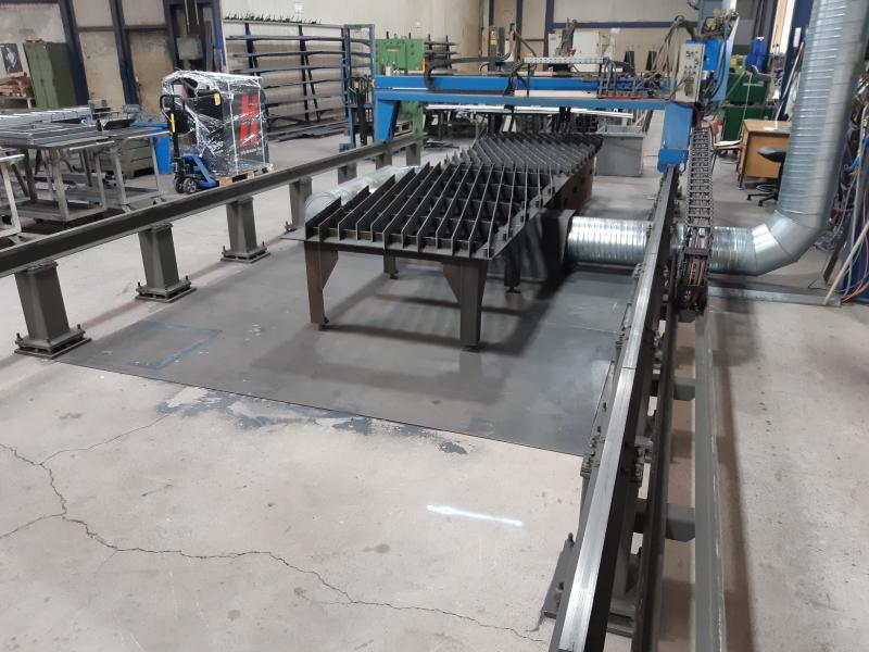 CNC Brennschneidanlage, Brennschneidmaschine 2500 x 6000 mm, mit Steuerung NBS 400