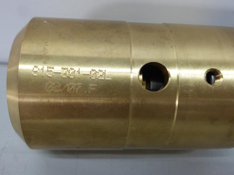 Drehdurchführung, Rotorgetragene Einkanal Rotationsdurchführung für Druckluft