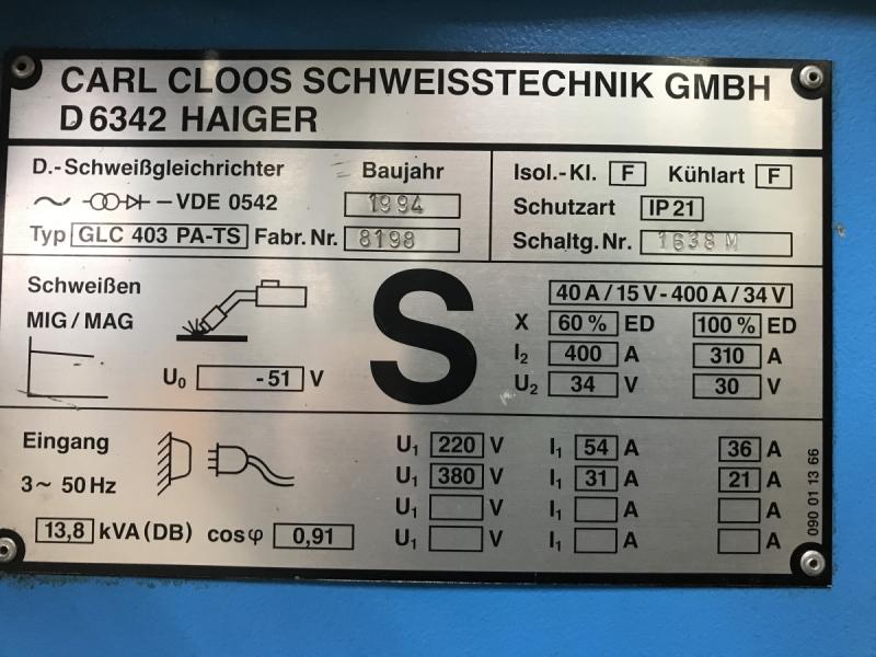 MIG MAG Schweißmaschine, Schutzgasschweißgerät