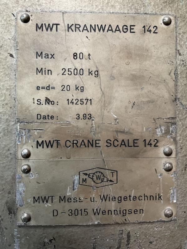 Zugkraftmeßgerät, Kranwaage mit Speicher und Drucker für die Messwerte