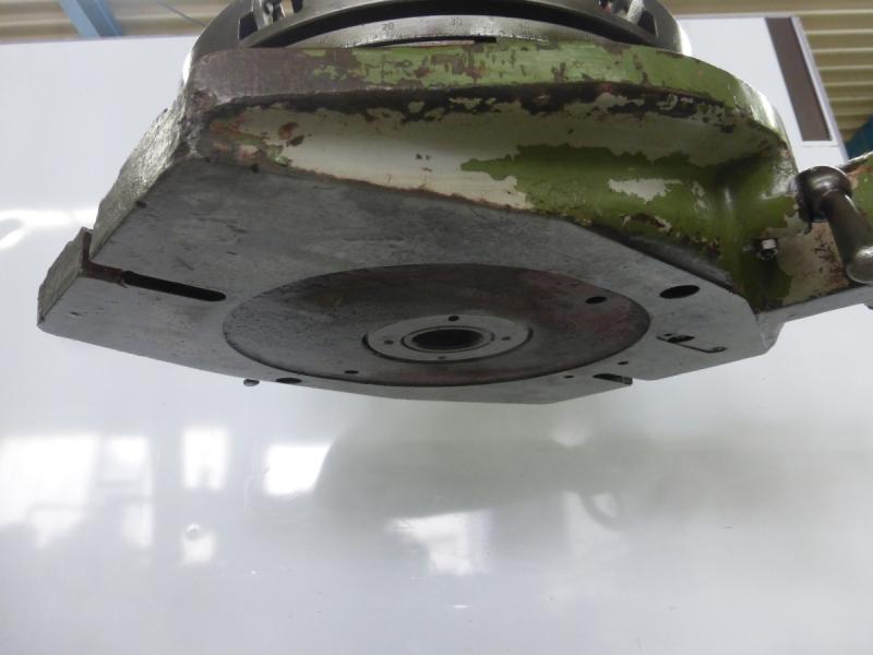 Rundteiltisch mit Kurbel und Skala am Rundtisch zum direkten Teilen