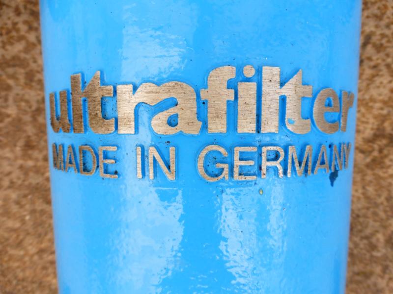 Filterarmatur, Filtereinheit für Kompressoranlagen, Doppelfilter, Stufenfilter