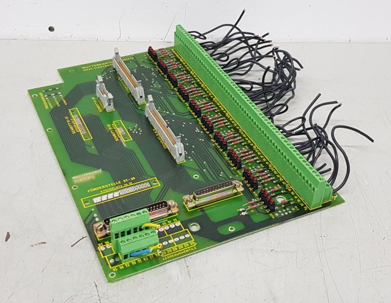 19" Einbaurack mit Einschubkarten und Mutterkarte, Zählerkarte, Filter, Förderstellenplatine
