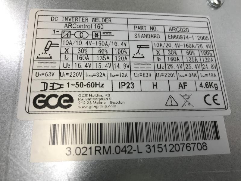 E-Schweißgerät, Gleichstrominverter DC Inverter Schweißstromquelle