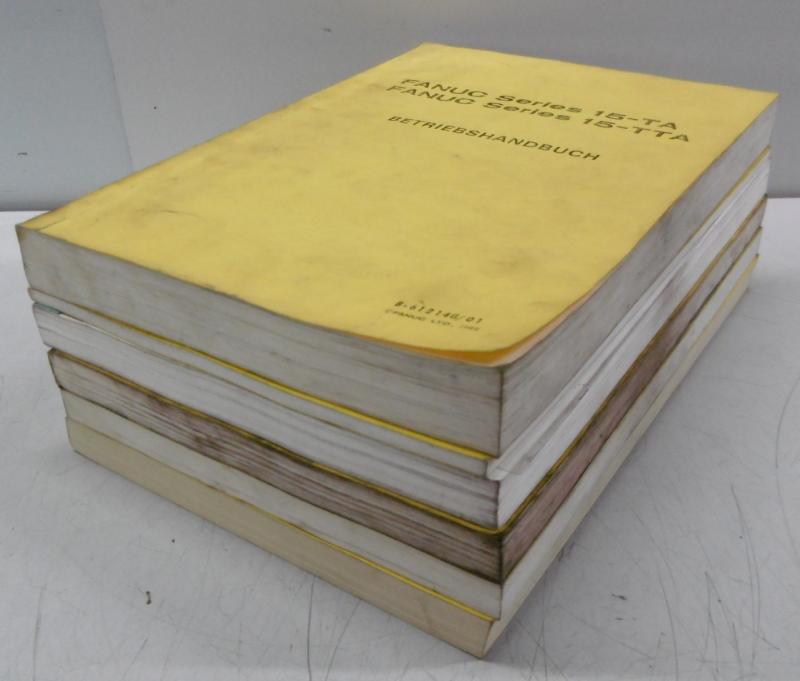 Handbuch Satz, Betriebsanleitung, Bedienungsanleitung, Maintenance Manual,  Operators Manual Fanuc Series 15 / 150 für Drehmaschine, Drehbank, Lathe