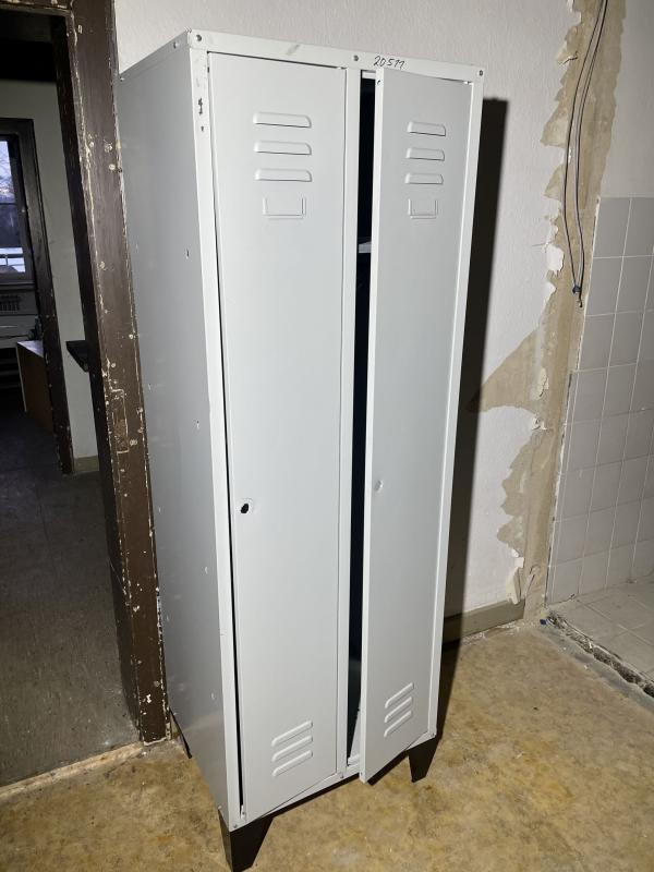 Garderobenschrank, Umkleidespind mit 2 Türen