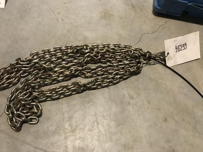 Lastkette für Kran, Anschlagkette, Gliederkette für Kettenzug DEMAG, Galvanisch verzinkte Rundstahlkette