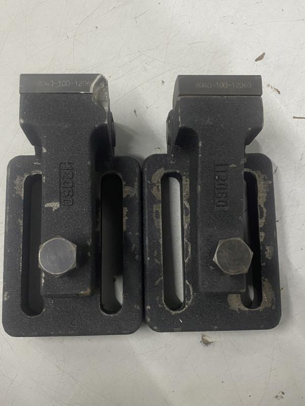 4 Stück Spannelemente, Niederzugspanner, Stabilspannbacken, Spannpratze