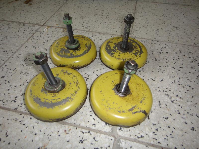 4 Stück Maschinenfüße, Schwingelemente