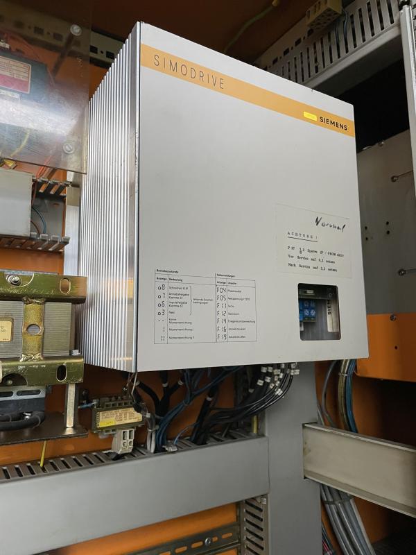 Gleichstrom-Hauptspindelantrieb, Stromrichtergeräte mit digitaler Reglung Simoreg V55, Spindelmodul