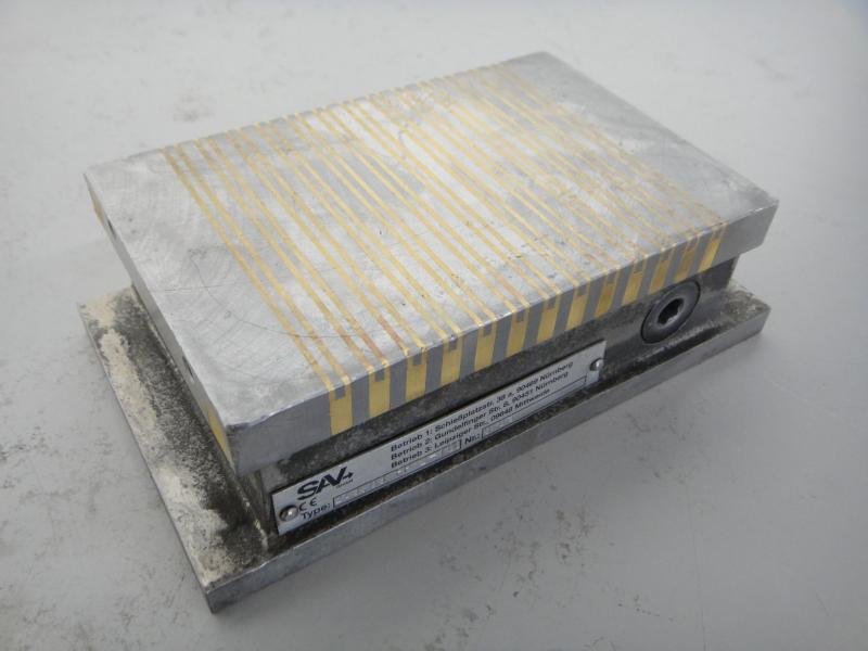 Magnetplatte, Magnetaufspannplatte, Mechanisch schaltbarer Permanentmagnet