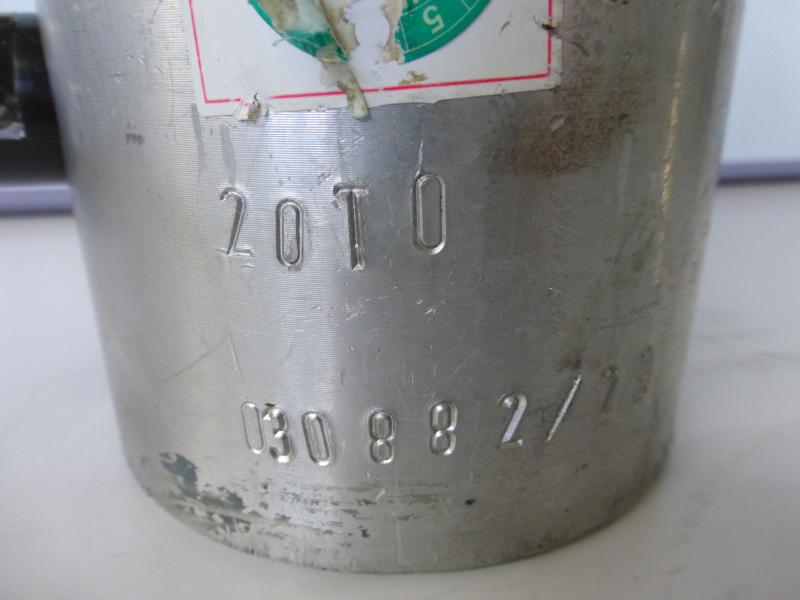 Einfachwirkender Leichtmetallzylinder mit Federrückzug, Hydraulikstempel, Hydraulikzylinder, Lukaszylinder