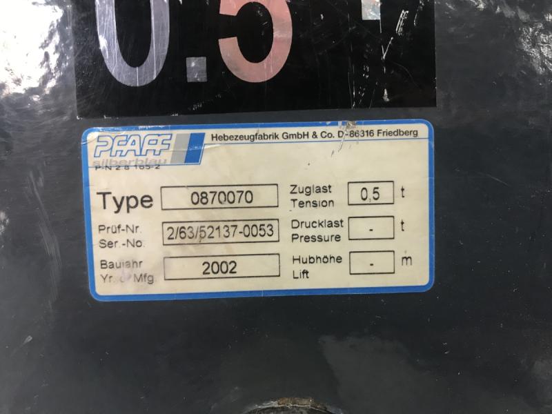 Laufwagen, Handfahrwerk für Kettenzug, Kran Laufkatze, Fahrwerk, Rollfahrwerk