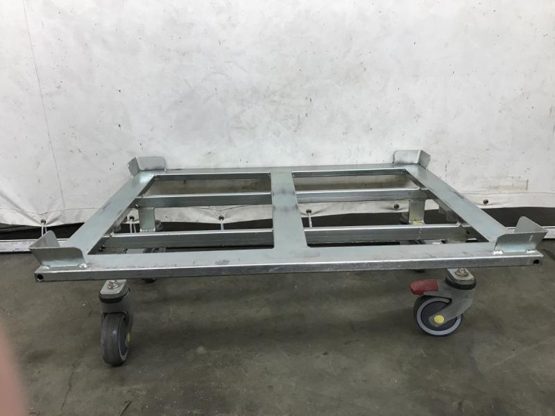 Palettenroller, Bodenroller, Rahmenwagen, Transportwagen GORR für Halbpaletten 80 x 60 cm