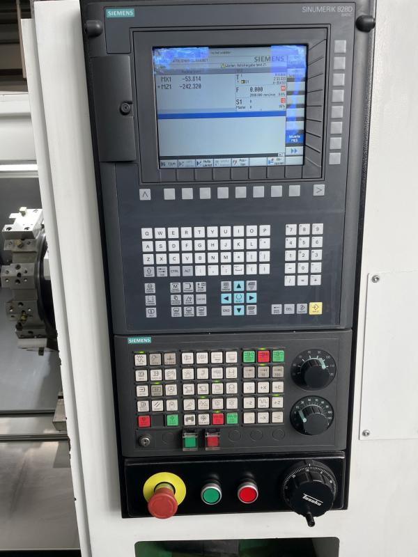 Neuwertige CNC Futter-Drehmaschine mit SIEMENS Sinumerik 828 D Basic