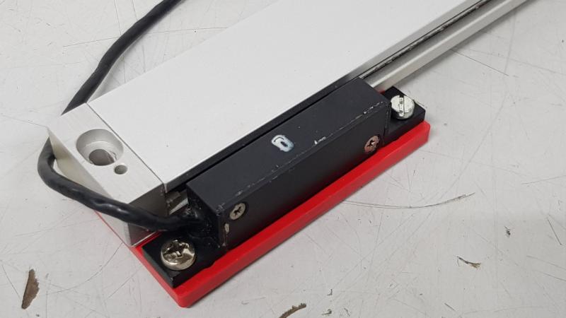 Glasmaßstab, inkrementales Längenmesssystem, Linear Scale, Maßstab mit Glaslineal für Positionsanzeige