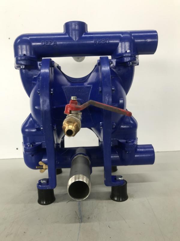 Doppelmembranpumpe mit Druckluftantrieb, Druckluft-Membranpumpe, Zweifachpumpe