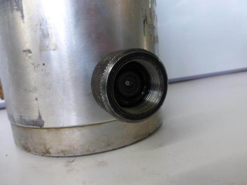 Einfachwirkender Leichtmetallzylinder mit Federrückzug, Hydraulikstempel, Hydraulikzylinder, Lukaszylinder, Maschinenheber