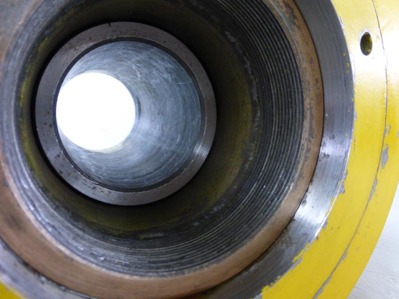 Einfachwirkender Hohlkolbenzylinder mit Federrückzug, Hydraulikstempel, Maschinenheber