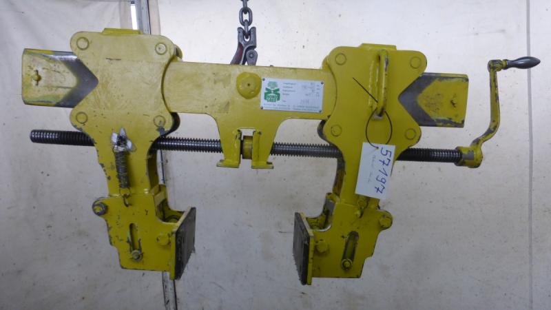 Materialklammer, Materialgreifer, Lastklammer, Tragklammer, Hebeklammer, Blockzange