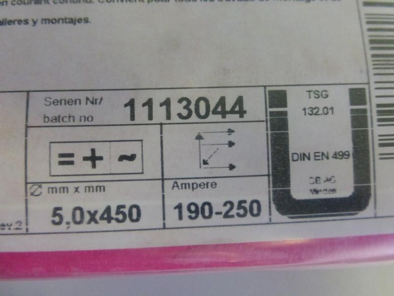 1 Paket = 24 kg Stabelektroden, Schweißelektrode zum Elektroschweißen